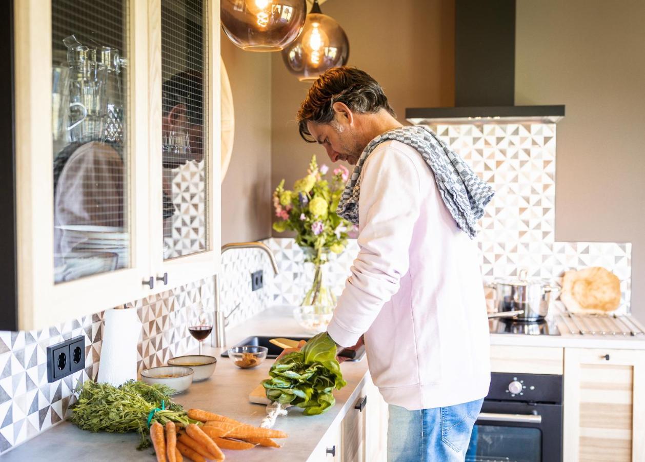 Bij De Genieterij Luxe Tiny Houses 考德姆 外观 照片